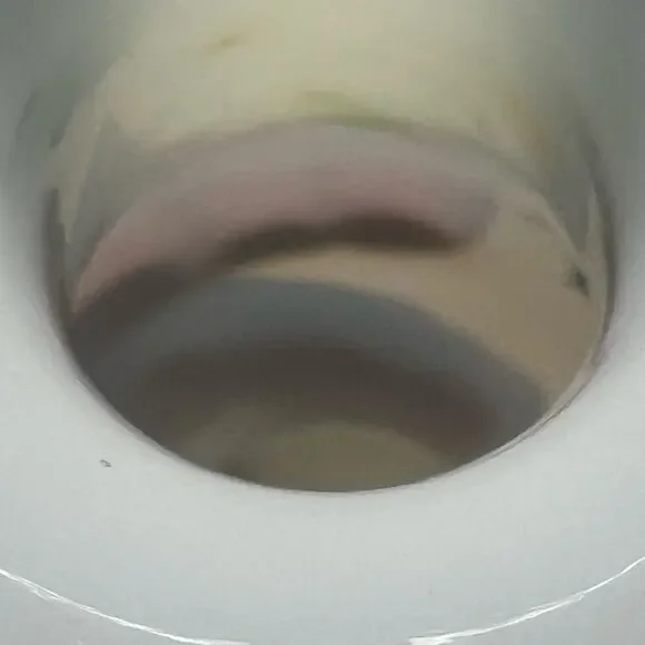 Vintage 40s White Opaline Glass Hand Painted Vase Blown Art Glass Floral - Picture 7 of 12